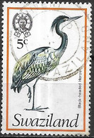 SWAZILAND 1976 Birds - 5c - Black-headed Heron FU - Swaziland (1968-...)