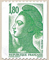 Type Liberté De Delacroix. 1f.80 Vert Y2378 - Unused Stamps