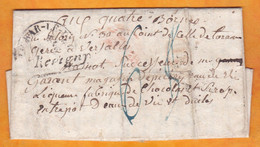 1835 - Cursive 53 REVIGNY, MEUSE Sur Lettre Pliée Avec Corresp Familiale 3 Pages Vers Versailles - Taxe 6 - Banlieue - 1801-1848: Precursors XIX