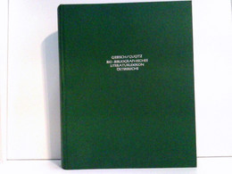 Bio-Bibliographisches Literaturlexikon Österreichs. - Glossaries