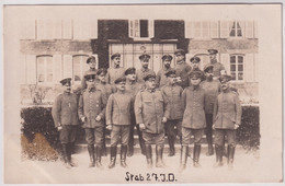 Foto WK 1 - Stab 27 J. D. - Weltkrieg 1914-18