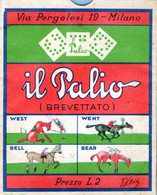 GIOCHI ANTICHI-IL PALIO-BREVETTATO-VIA PERGOLESI 19-MILANO-PREZZO L.2- - Casse-têtes