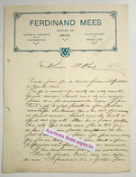 Cartes Pour Photographie, Calandriers, Ferdinand Mees, Coupure, Gent - 1900 – 1949
