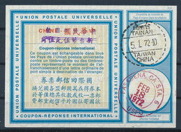 TAIWAN / FORMOSA / CHINA  -  Type Vi19   -  Reply Coupon Reponse , Antwortschein - Unclassified