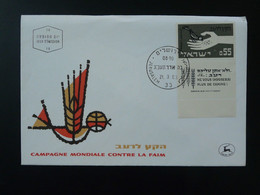 FDC Contre La Faim Against Hunger Israel 1963 Ref 102981 - Contre La Faim