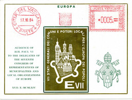 ERINNOFILIA / Vaticano EUROPA Paolo VI Paul VI - Vignetten (Erinnophilie)