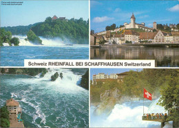 1118107 Schweiz, Rheinfall Bei Schaffhausen Mehrbildkarte - Hausen Am Albis 