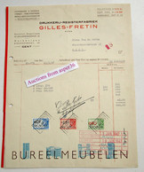 Drukkerij-Registerfabriek Gilles-Fretin, St-Jacobsnieuwstraat & Ridderstraat Gent 1947 - 1900 – 1949