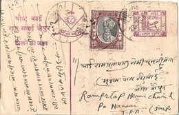 INDE INDIA Stationary Entier Postal De Jaïpur - Jaipur