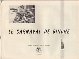 Brochure Sur Le Carnaval De Binche 1965 - Fasching & Karneval