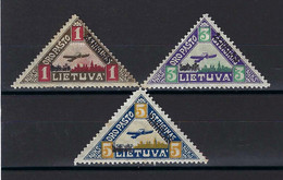 ⭐ Lituanie - Poste Aérienne - YT N° 18 à 20 * - Neuf Avec Charnière - 1922 ⭐ - Lithuania