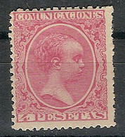 España 0227 * Alfonso XIII. Pelon. 1889. Charnela - Nuevos