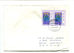 ESTONIE Tallinn 1993 - Affranchissement Sur Lettre Pour La France - Estonia