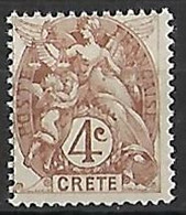 CRETE N°3 N* - Unused Stamps