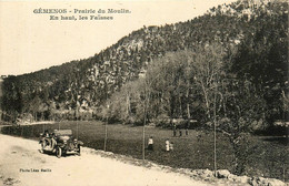 Gémenos * Route Et La Prairie Du Moulin * En Haut , Les Faïsses * Automobile Voiture Ancienne - Autres & Non Classés