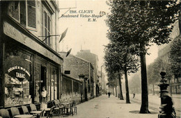 Clichy * Le Boulevard Victor Hugo * Débit De Tabac Tabacs Bar Billard - Clichy