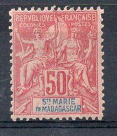 SAINTE MARIE DE MADAGASCAR Timbre Poste N° 11(*) Neuf Sans Gomme TB Cote 70€00 - Unused Stamps