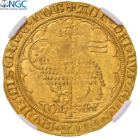 France, Jean II Le Bon, Mouton D'or, 1355, Trésor De Pontivy, Or, NGC, SUP+ - 1350-1364 Giovanni II Il Buono