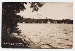 View From The Island, Cedar Lake, Wis. 1923 - Adirondack