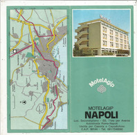 Publicité, Italie , MOTELAGIP , NAPOLI , 4 Pages ,3 Scans , Frais Fr 1.65 E - Publicités