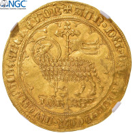 France, Jean II Le Bon, Mouton D'or, 1355, Trésor De Pontivy, Or, NGC, SUP+ - 1350-1364 Johann II. Der Gute