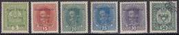 Trentino 1918 Serie Di 6 Valori Sass. 2+6+7+8+9 MH*/MNH**+11 Usato Cv. 480 - Trentino