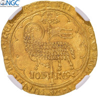 France, Jean II Le Bon, Mouton D'or, 1355, Trésor De Pontivy, Or, NGC, SUP+ - 1350-1364 John II The Good