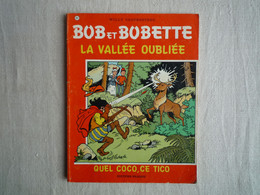 Bob Et Bobette Willy Vandersteen  N°191 La Vallée Oubliée Quel Coco, Ce Tico Erasme 1982. - Bob Et Bobette
