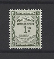 FRANCE. YT  Taxe N° 43   Neuf *  1908 - 1859-1955 Postfris