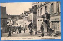 76  -  Seine Maritime -   Cany - La Grande Rue Et L'Hotel Du Commerce  (N7054) - Cany Barville