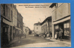 17 -   Charente Maritime  - Saint Genis De Saintonge - Rue Principale - Quartier Des Halles  (N7059) - Autres & Non Classés