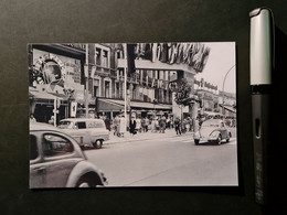 VIII. Intern. Filmfestspiele Berlin 1958, VW-Käfer U.a. Fahrzeuge Vor Dem Hotel Am Zoo, Foto-Abzug, S/w 10 X 15 Cm - Orte