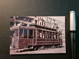 Berlin 1947, Straßenbahn Linie 57, Foto-Abzug, S/w 10 X 15 Cm - Eisenbahnen