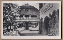 CPSM ALLEMAGNE - WALDKIRCH - Gasthaus Zum Felsenkeller - TB PLAN Cour Bâtiment ANIMATION TERRASSE Restaurant - Waldkirch