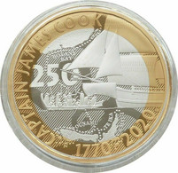 Great Britain -  2 Pounds, 2020 250th Anniversary - First Voyage Of James Cook, Silver Proof Coin Box - Collezioni