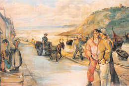 " Retour De Pêche " - SOUS-la-TOUR, LE LEGUE, PLERIN, SAINT-BRIEUC - D'après La Toile De " Bernard LOCCA " En 1954 - Saint-Brieuc