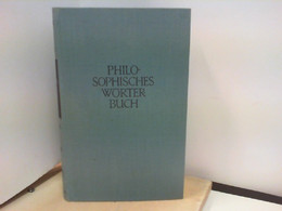 Philosophisches Wörterbuch - Philosophy
