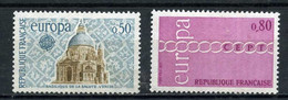 FRANCE  " Europa "  N°   1676/1677  Neufs  **  -  1971 - 1971