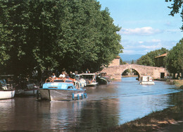 SAINT NAZAIRE D'AUDE PORT DU SOMMAIL TRAFIC SUR LE CANAL DU MIDI - Altri & Non Classificati