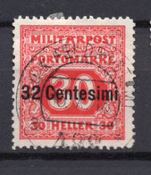 1918 - ITALIA / FRIULI - SEGNATASSE - Catg. Unif. 5 - USED - (W02.) - Occ. Autrichienne