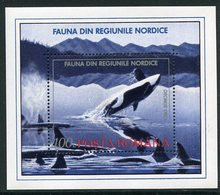 ROMANIA 1992 Fauna Of Northern Regions Block MNH / **.  Michel Block 278 - Blocks & Sheetlets