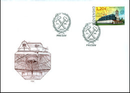 Slovakia - 2021 - Technical Monuments - Saltworks In Prešov - FDC (first Day Cover) - FDC