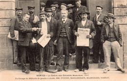 CPA De NANTES - La Grève Des Dockers. - Nantes