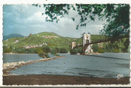 CPSM, D. 07 ,N°1517 ,L' Ardèche Pittoresque ,Rochemaure , Le Vieux Pont Et Le Rhone , Ed. CAP - Rochemaure