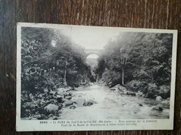 L38/2393 LE PONT DU SAUT DE LA VACHE . ROUTE DE MONTFAUCON A ST DIDIER - Saint Didier En Velay