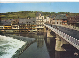 ESPALION LE PONT SUR LE LOT LA CHAUSSEE LES VIEILLES MAISONS 1976 - Espalion