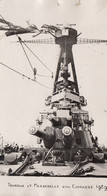 CSMGF  (marine De Guerre)   Tourelle Et Passerelle D Un Cuirassé 1929(boite 2 Theme Div)carte Photo - Oorlog