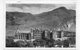 (RECTO / VERSO) EDINBURGH EN 1948 - HOLYROOD PALACE AND ARTHUR'S SAT - BEAUX TIMBRES D' IRLANDE - FORMAT CPA - East Lothian