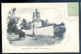Cpa De L' Île De La Réunion - St Paul - Pagode Indienne   JA22-46 - Saint Paul