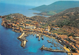 Cartolina Isola Del Giglio Panorama Aereo Il Porto  (Grosseto) - Grosseto